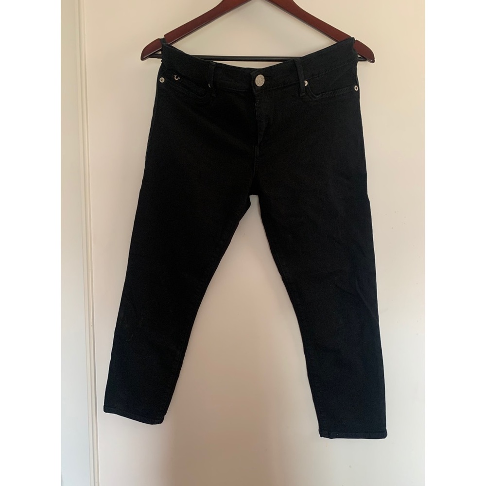 True religion black Casey low rise jeans